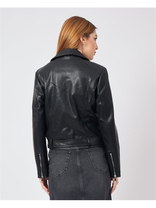 Gio Cellini Faux Leather Short Jacket GIO CELLINI | EJ056NERO